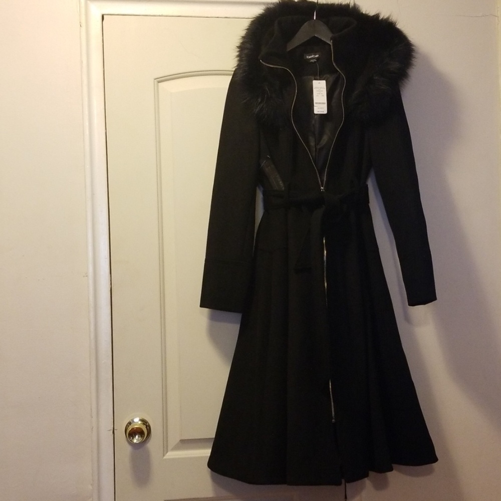 bebe Wool swing coat